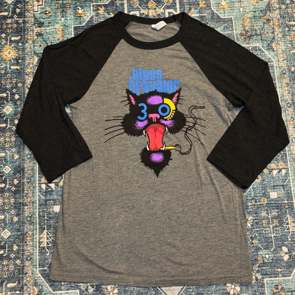 💎RARE💎🆕BLUES TRAVELER 30th Anniversary Tour T-Shirt, Size Unisex Small - Picture 1 of 9